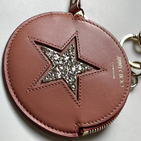 Jimmy Choo | Sparkle Star Coin Purse & Keychain - Picture 3 of 10